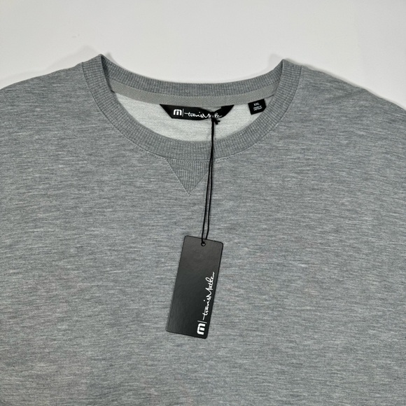 NWT New Travis Mathew Men's Amenities Crew Neck 2XL Pullover Shirt Golf XXL Top - Picture 5 of 6